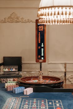 luxury casino table study on pexels