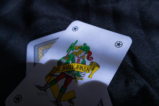 casino chips on table
