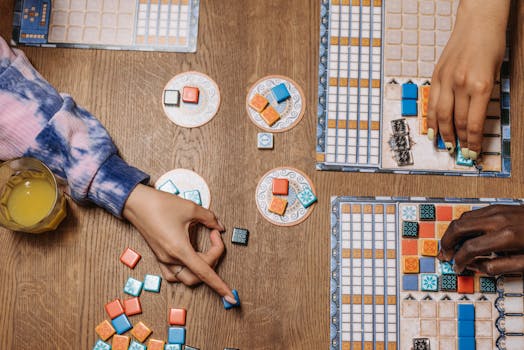 player with smartphone and casino chips