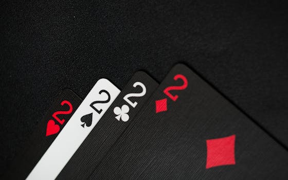 poker chips and cards